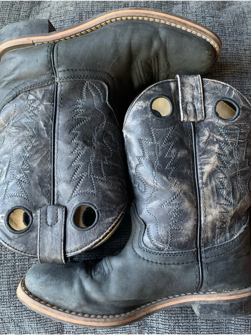 Smoky Mountain Duke Pull-On Classic Cowboy Style Boots